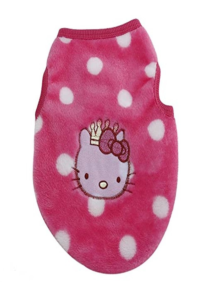 PETANGEL Puppy Clothes for Small Dog & Cat Boy Girl | Winter Warm Cute Kitty Pattern Sweaters for Shihtzu, Lhasa, Papillon and Cats (Size: XXL, Chest: 55cm, Back Length: 45cm) - Image 1